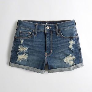 Hollister Advanced Stretch High-Rise Denim Short